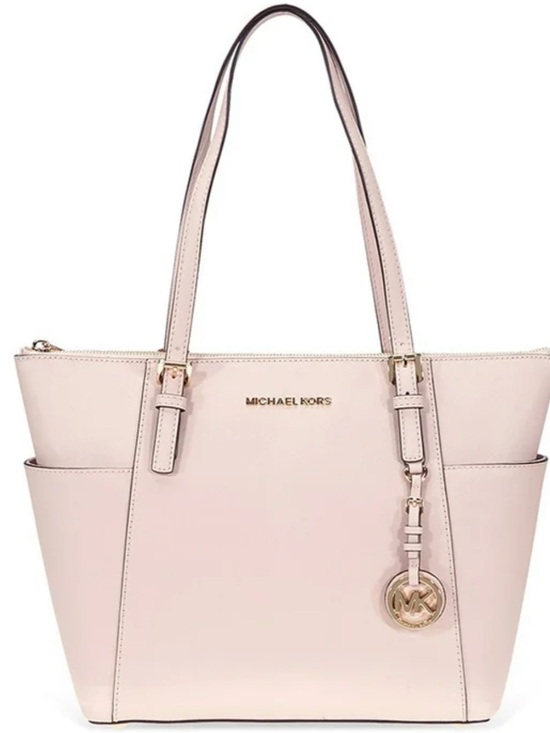 Michael Kors Handbags - Michael Kors Blush Leather Tote with Gold Accent